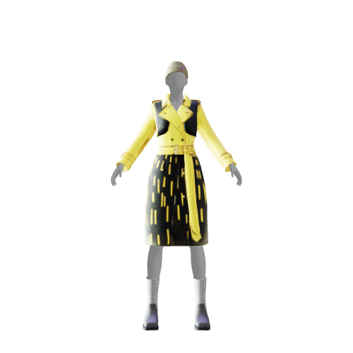 Outfit: Yellow Coat Look
