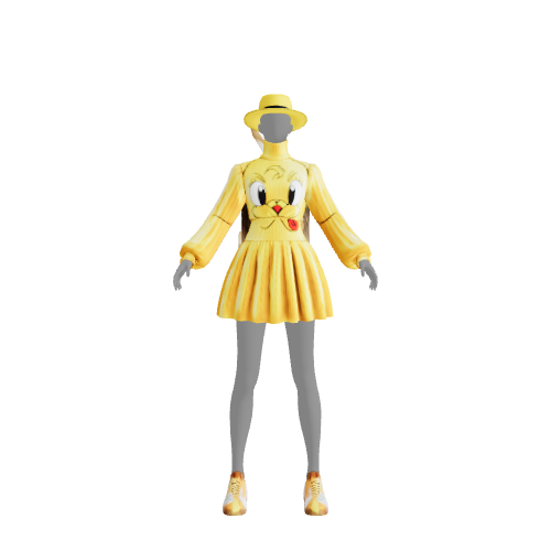 Outfit: dora the yellow