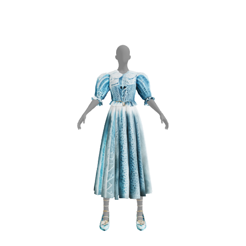 Outfit: Blue queen