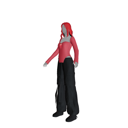 Outfit: red fire
