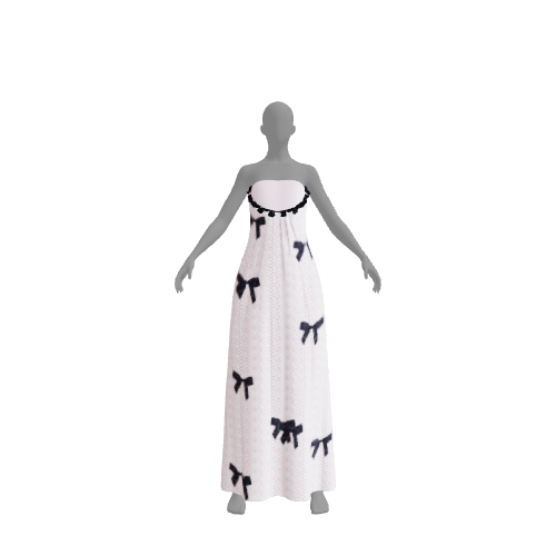 Outfit: bow dress