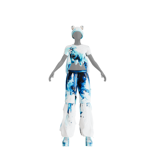 Outfit: A blue majesty