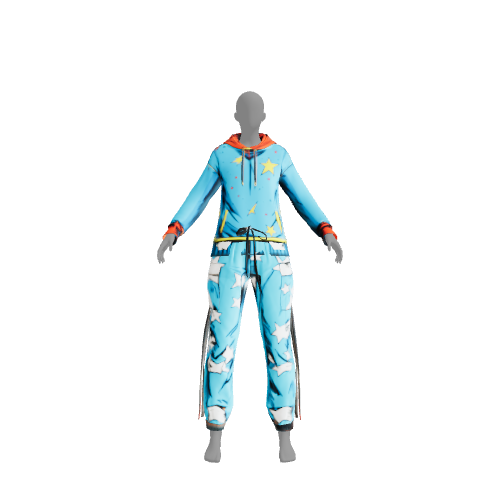 Outfit: Stars Hoodie and Pan