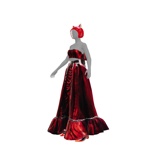 Outfit: red dress