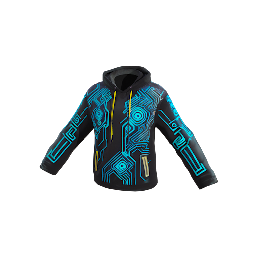 Design Cyberpunk hoodie wit