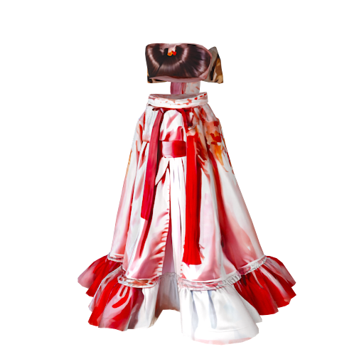 Design pink and hanbok