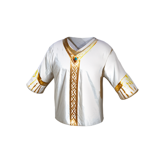 Design Tunica blanca abiert