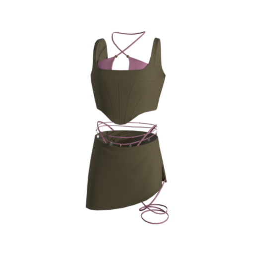 Design Khaki Pink Y2K