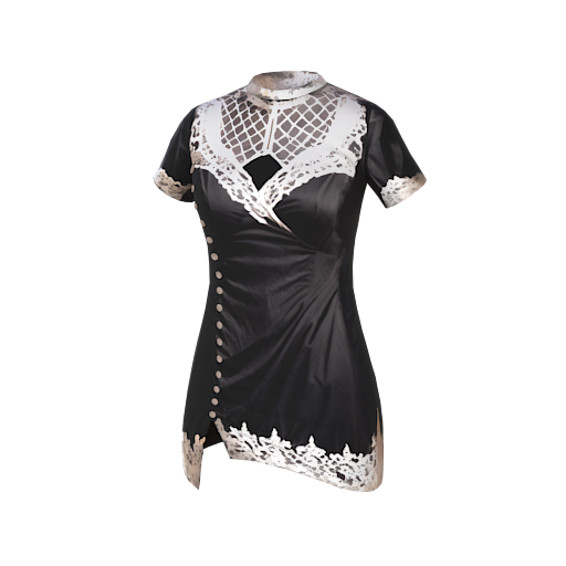 Design goth black chick fre