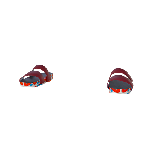 design-red slippers by lovetang
