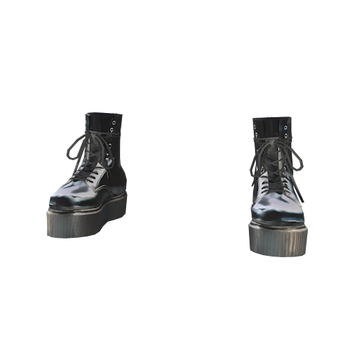 Design black shoes gentle t