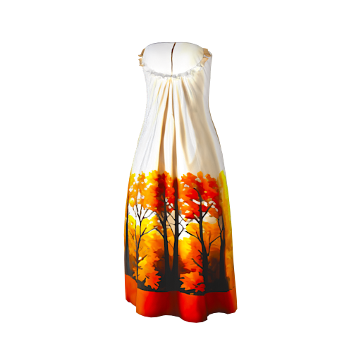 Design autumn themed dress 