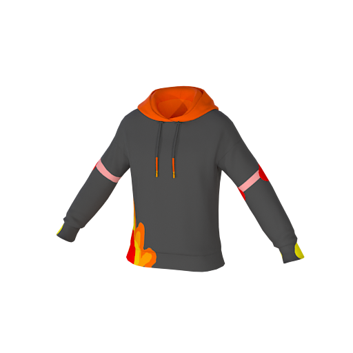 design - fire hoodie op by sukuna698
