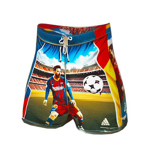Design messi shorts