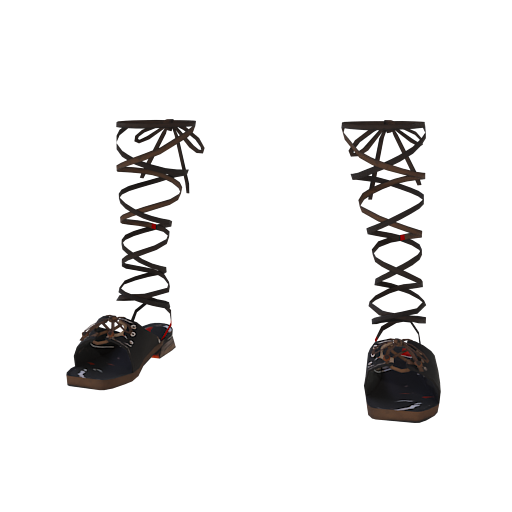 Design full black boots wit