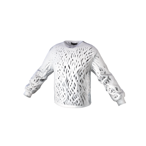 Design Messy white hair