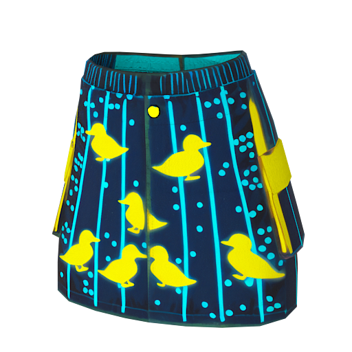 Design Neon Blue Retro styl