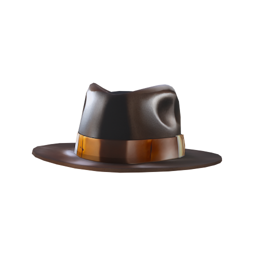 Design Elegant black fedora