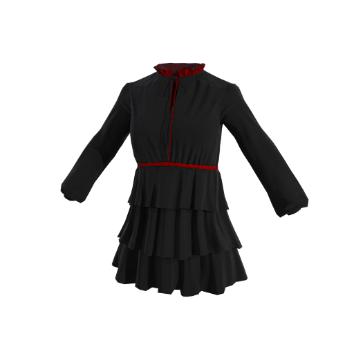 design-black dress by Yuoorrii