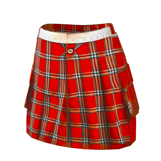 Design simple red plaid ski