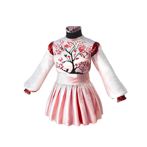 design - Silk Dress by OU525