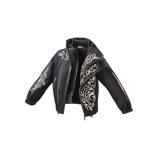 design - Black fitted jacket by RIZZIEEE