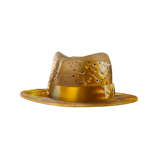 Design top hat gold