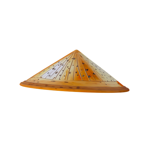 Design samurai hat made out