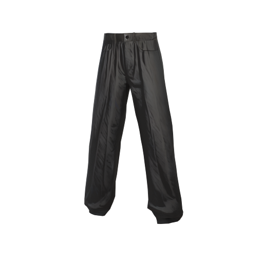 Design plain black baggy pa