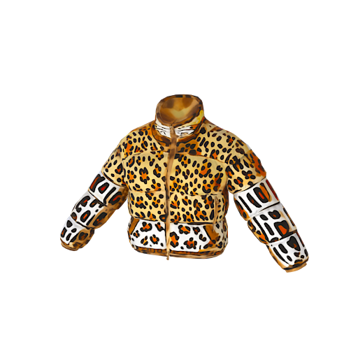 Design leopard print jacket