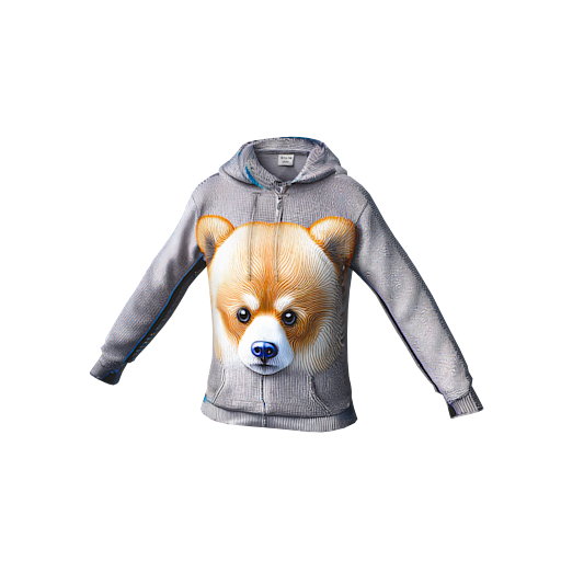 design - 파란색 배경에 가운데에 갈색 아기곰이 by titan