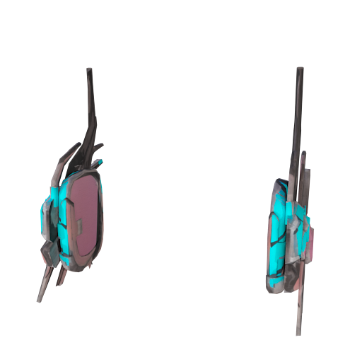 Design Mecha Wing Earpiece 