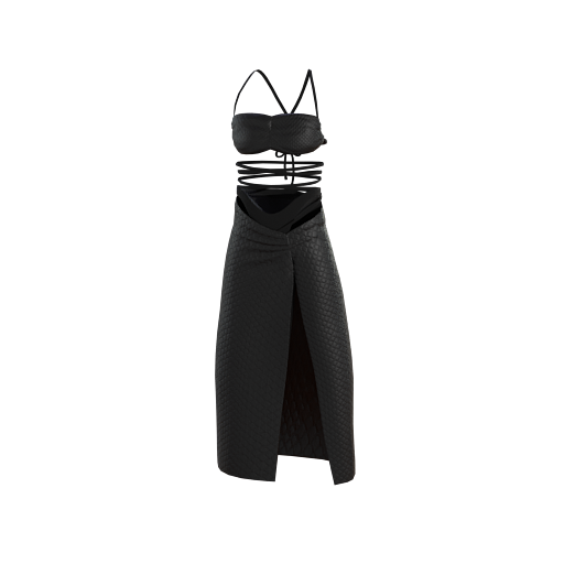 design-Black swim dress by ickeyzoie