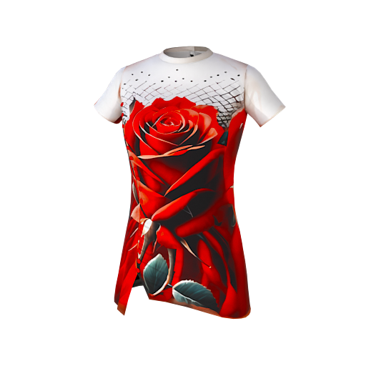 design - a beautiful red rose by HEXA