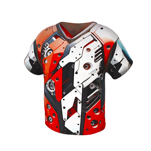 Design A red and black crop