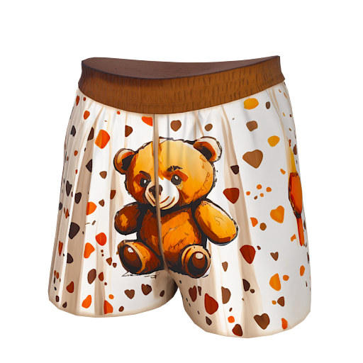 Design brown teddy bear ill