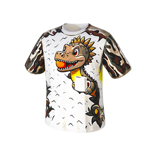 Design white tshirt with a 
