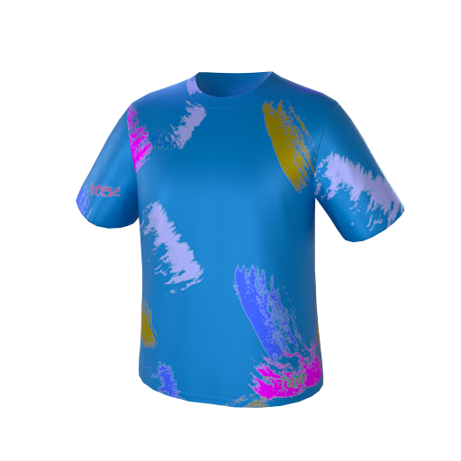 Design blue shirt