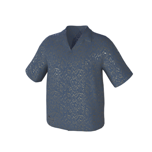 Design Gold and blue shirt