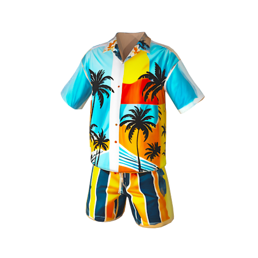 design - Hawaiian outfit set  by momoayase