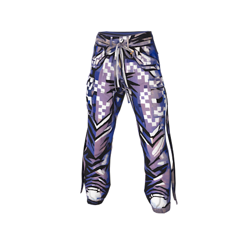Design purple color pants w