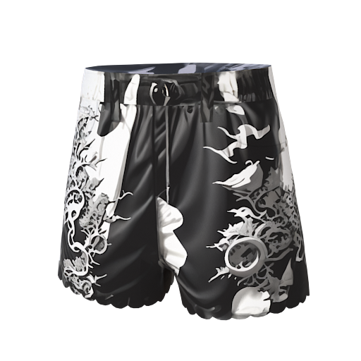 Design black shorts