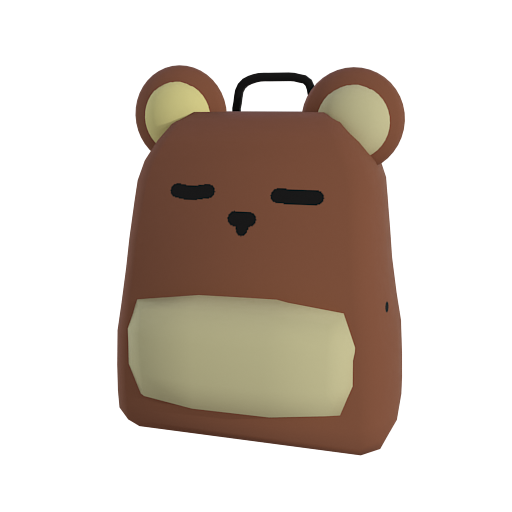 Design sleepy bear bookbag