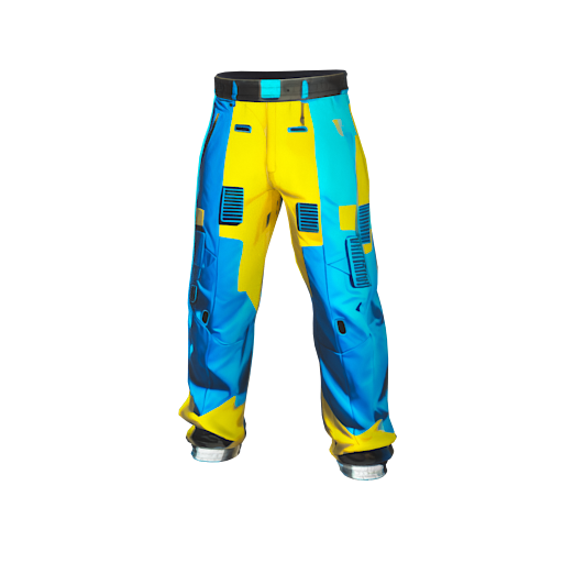Design Blue Colored Pants C