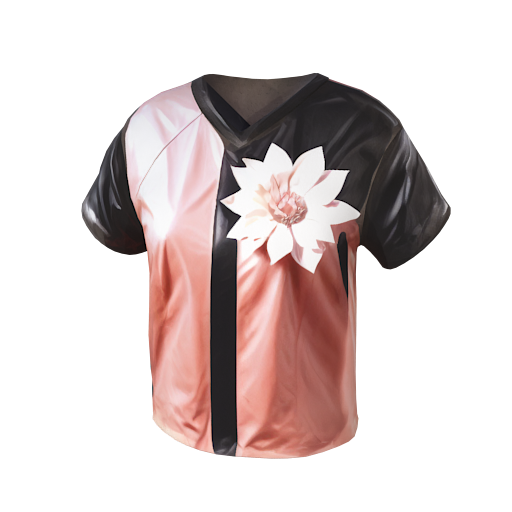 Design pink stripe on black