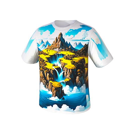 Design sky island T shirt