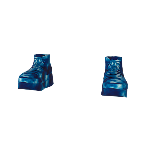 Design Blue Tie Dye Sneaker