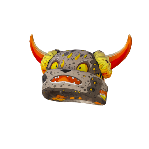 Design lava with fire horns
