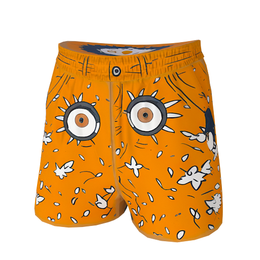 Design naruto orange pants