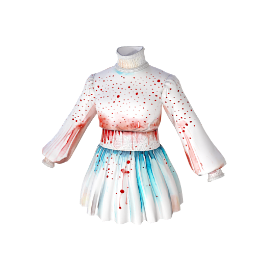 Design cute pink stains on 